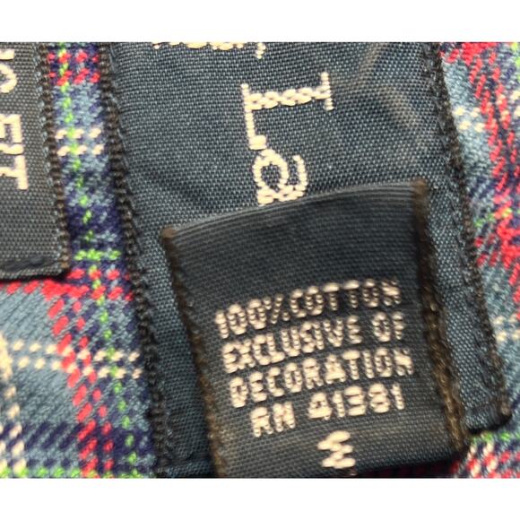 Ralph Lauren Blue Red‎ Checked Classic Fit Button Down XXL - Picture 5 of 6